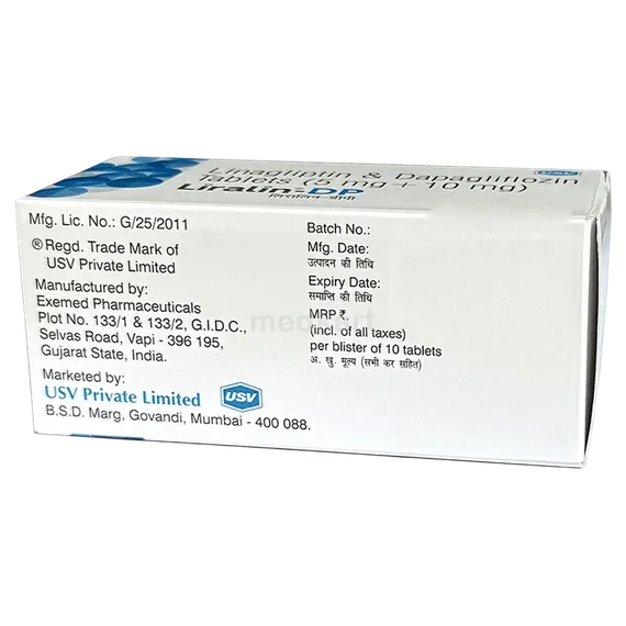 liralin dp tablet 10's